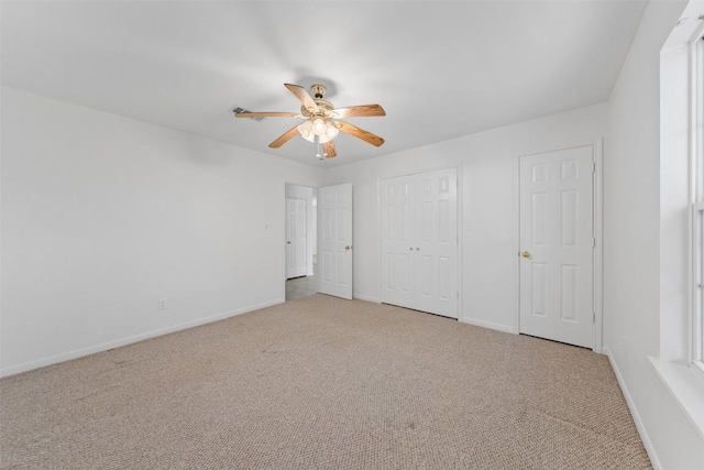 8281 Mountain Dr, Salado, TX 76571 - unfurnished bedroom featuring carpet floors, baseboards, ceiling fan, and a closet