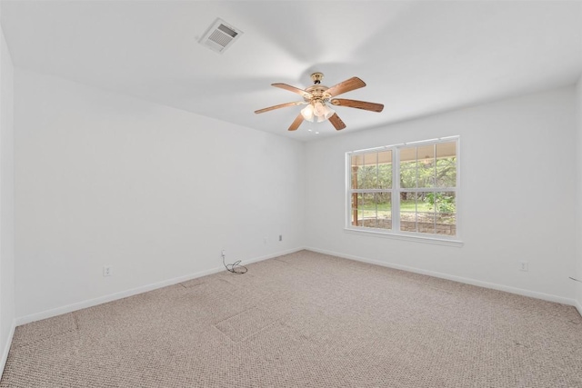 8281 Mountain Dr, Salado, TX 76571 - carpeted spare room with ceiling fan and baseboards