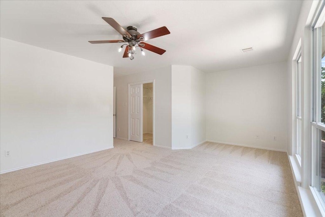 1025 Doras Dr, Pflugerville, TX 78660 - unfurnished room with light colored carpet and ceiling fan