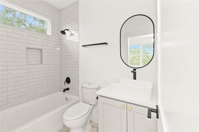 3321 Hemlock Ave Unit 2, Austin, TX 78722 - bathroom featuring vanity and shower / tub combination