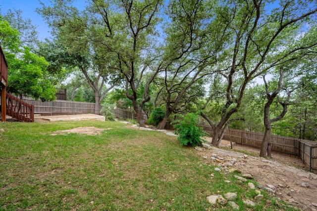 13129 Halsell Dr, Austin, TX 78732 - view of yard