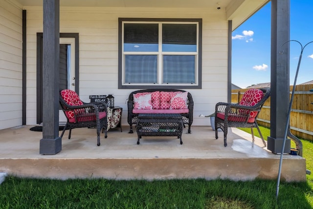 208 Bunting Ln, Bertram, TX 78605 - view of covered porch