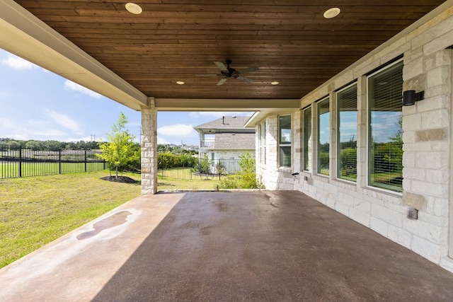 904 Arundel Rd, Lakeway, TX 78738 - view of patio / terrace featuring ceiling fan