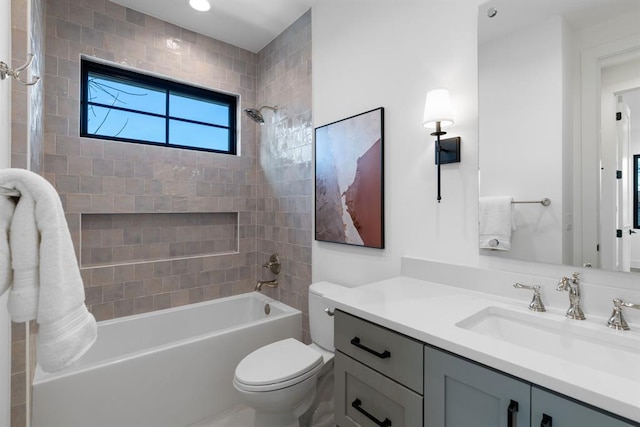 1207 Aggie Ln, Austin, TX 78757 - bathroom with vanity and  shower combination