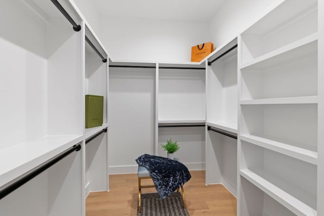 6505 Nasco, Austin, TX 78757 - walk in closet with light wood-type flooring
