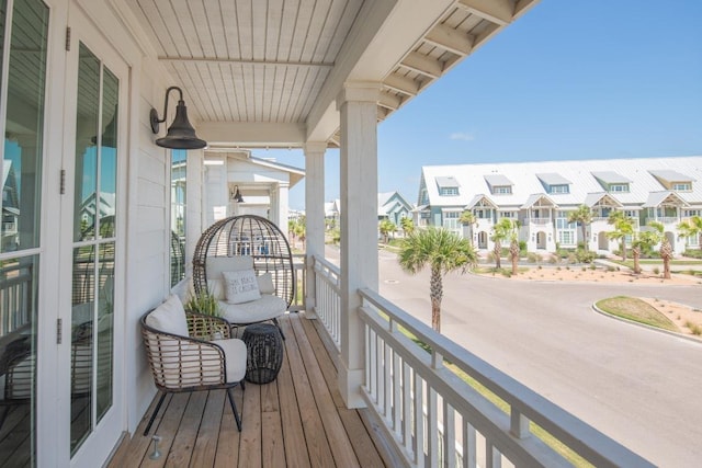 214 Sunset Ave Unit 5, Port Aransas, TX 78373 - balcony with a residential view
