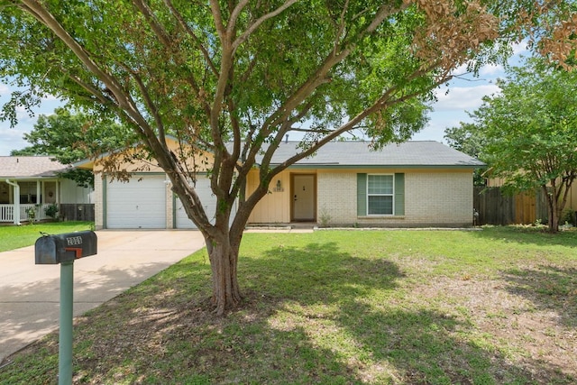 2006 Heathwood Cir, Round Rock, TX 78664 - ranch-style home featuring brick siding, concrete driveway, and a garage