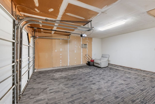 2006 Heathwood Cir, Round Rock, TX 78664 - garage featuring a garage door opener and a wall mounted AC