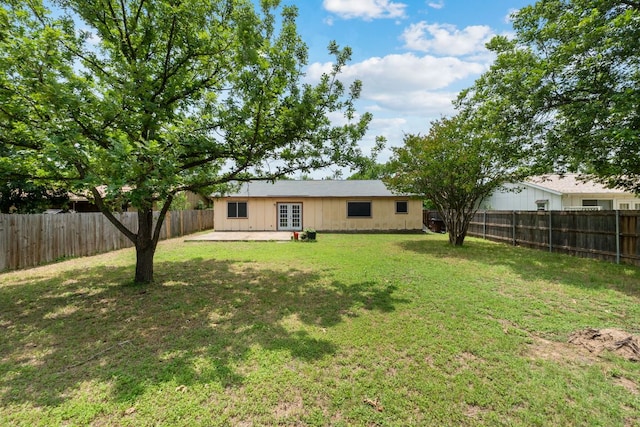 2006 Heathwood Cir, Round Rock, TX 78664 - back of house with french doors and a patio area