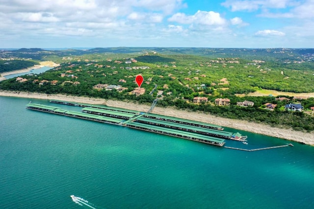 6712 Lantern View Dr Unit 303, Jonestown, TX 78645 - bird's eye view of a large body of water
