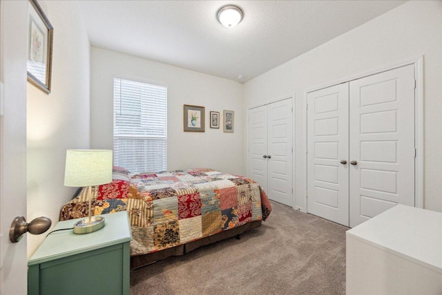 7008 Daniel Ranch Dr, Austin, TX 78744 - bedroom featuring light colored carpet and two closets