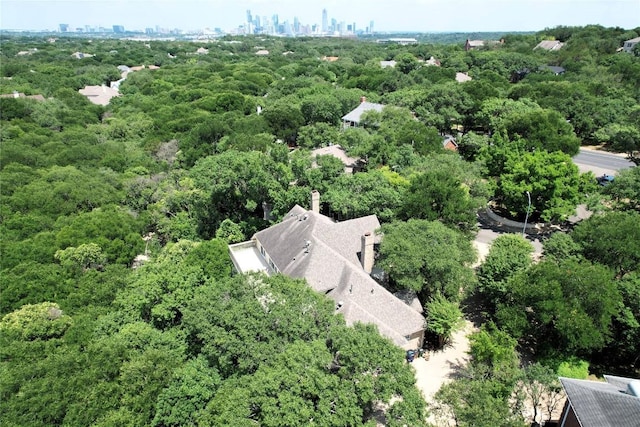 1300 Puddleby Cv, Austin, TX 78746 - drone / aerial view of skyline and a forest
