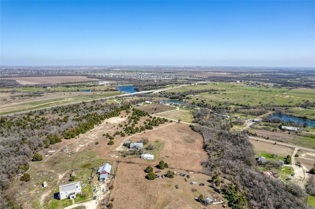 333 Spring Valley St, Hutto, TX 78634 - aerial view of property and surrounding area featuring a nearby body of water and rural landscape