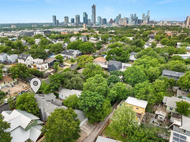 2100 E 10th St, Austin, TX 78702 - bird's eye view of city skyline