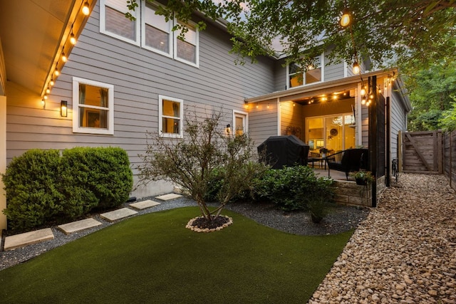 2100 E 10th St, Austin, TX 78702 - rear view of property featuring a patio area