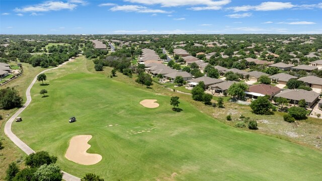 218 Duck Creek Ln, Georgetown, TX 78633 - aerial perspective of suburban area with a local golf course