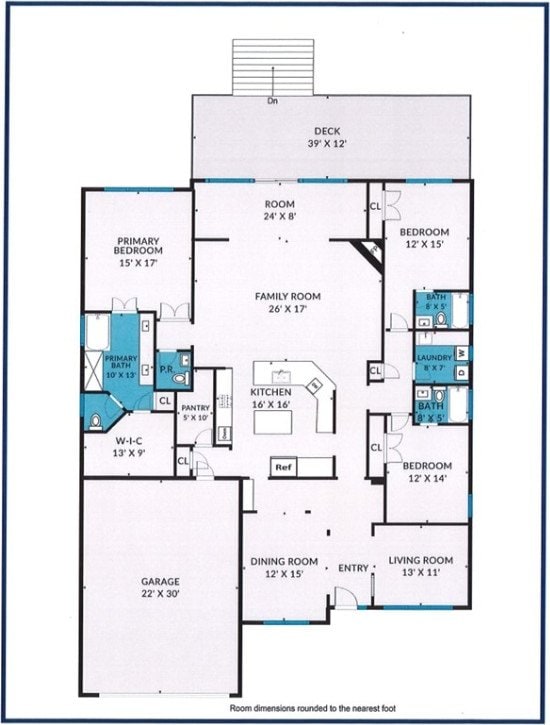218 Duck Creek Ln, Georgetown, TX 78633 - property floor plan