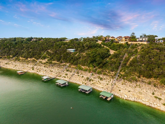 2804 Lohmans Ford Rd Unit B, Lago Vista, TX 78645 - aerial overview of property's location with a nearby body of water