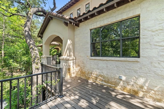 1036 Liberty Park Dr Unit 401/4A, Austin, TX 78746 - view of wooden terrace