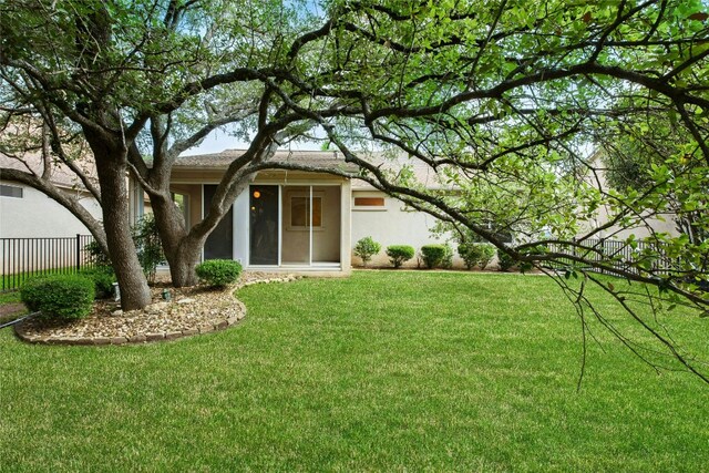 112 Anemone Way, Georgetown, TX 78633 - rear view of house featuring stucco siding