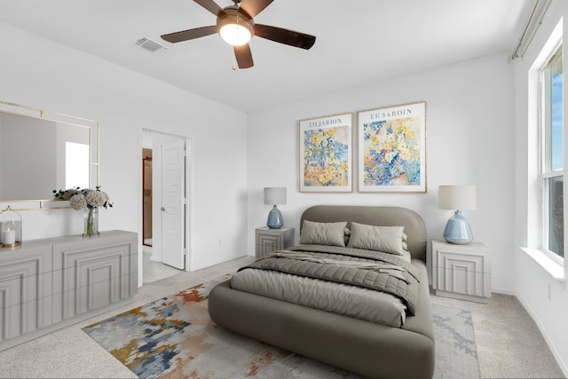 14516 Isidors Eagle Way, Elgin, TX 78621 - carpeted bedroom featuring ceiling fan and baseboards