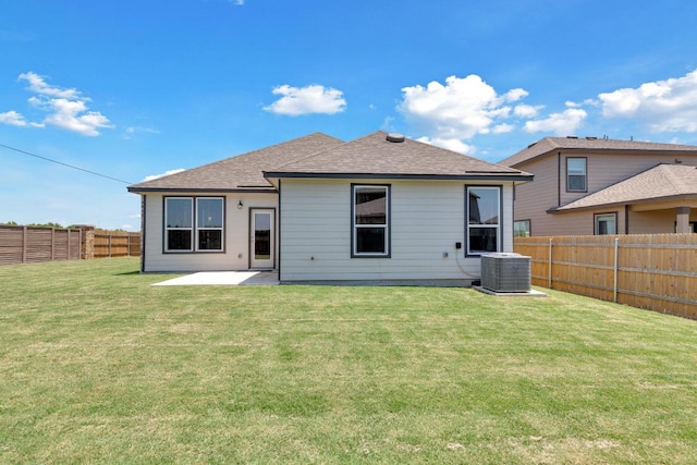 14516 Isidors Eagle Way, Elgin, TX 78621 - back of house with a fenced backyard, a patio, and a shingled roof