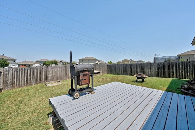 328 Triumph Rd, Buda, TX 78610 - deck with an outdoor fire pit
