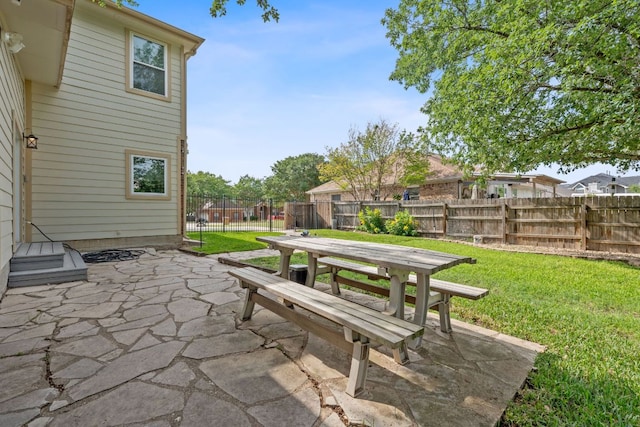 11713 Rydalwater Ln, Austin, TX 78754 - view of patio with outdoor dining space