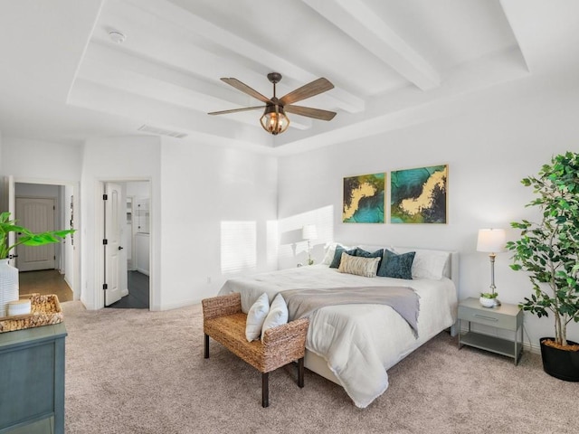 307 Ansley Cv, Lakeway, TX 78738 - bedroom with carpet floors, baseboards, and a ceiling fan