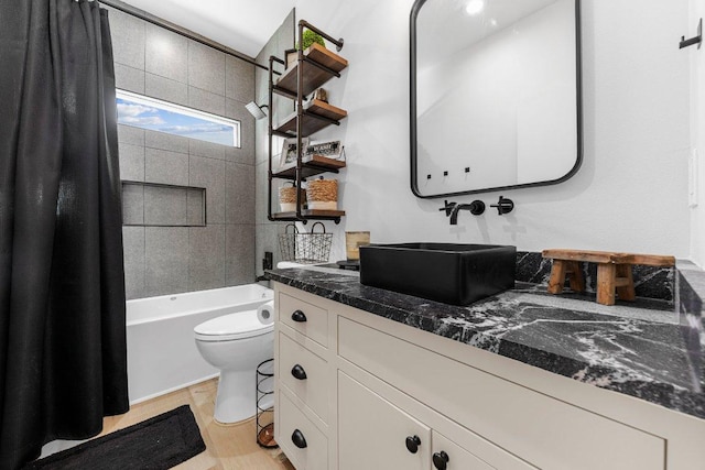 150 Wandering Oak Cir, Burnet, TX 78611 - bathroom with vanity and shower / bath combo