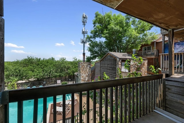 6903 Deatonhill Dr Unit 15, Austin, TX 78745 - view of balcony