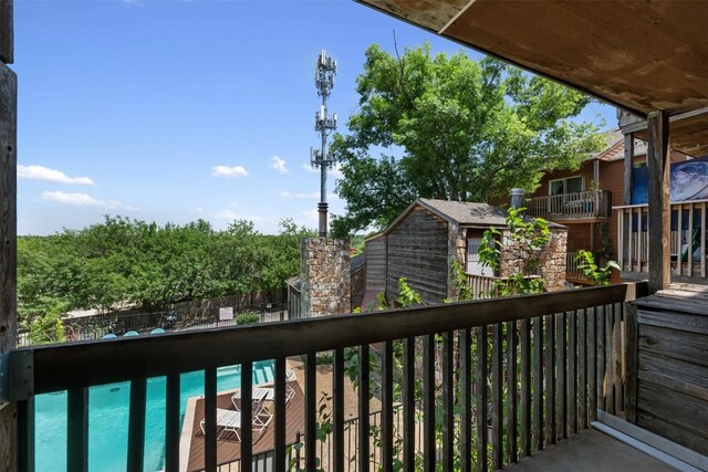 6903 Deatonhill Dr Unit 15, Austin, TX 78745 - view of balcony