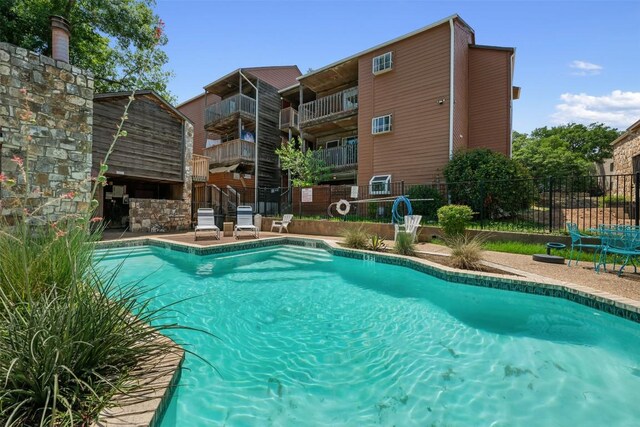 6903 Deatonhill Dr Unit 15, Austin, TX 78745 - view of pool with a patio area