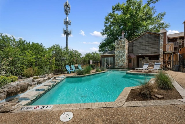 6903 Deatonhill Dr Unit 15, Austin, TX 78745 - community pool featuring a patio