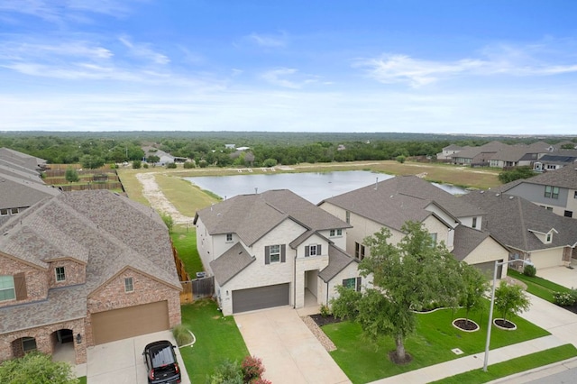 4356 Mayfield Ranch Blvd, Round Rock, TX 78681 - aerial perspective of suburban area featuring a nearby body of water