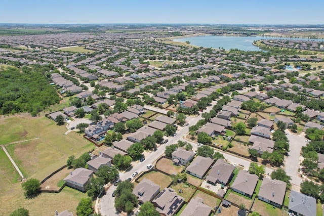 4013 Veiled Falls Dr, Pflugerville, TX 78660 - aerial view of property's location with a large body of water and nearby suburban area