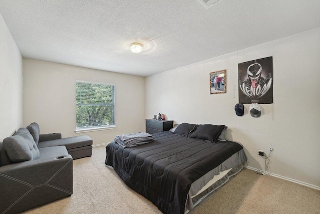 4013 Veiled Falls Dr, Pflugerville, TX 78660 - carpeted bedroom featuring baseboards and a textured ceiling