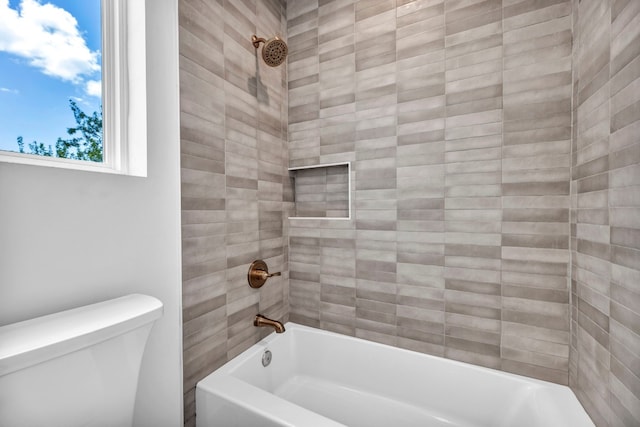 1302 Falcon Cv, Austin, TX 78745 - bathroom featuring toilet and  shower combination