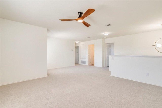 186 Sundown Ave, Buda, TX 78610 - empty room featuring light carpet and ceiling fan