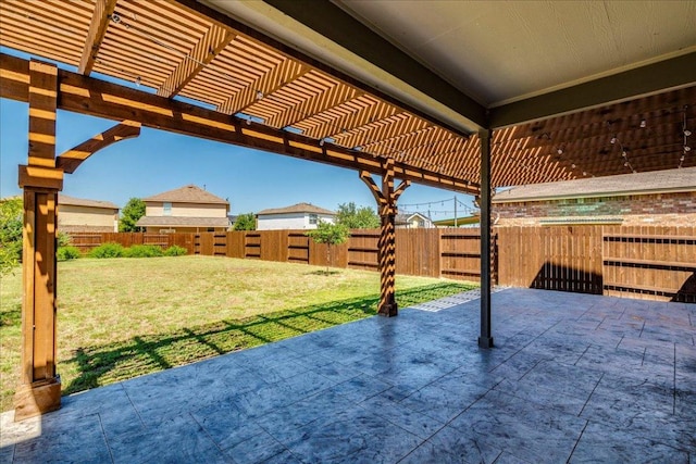 186 Sundown Ave, Buda, TX 78610 - view of patio / terrace with a pergola