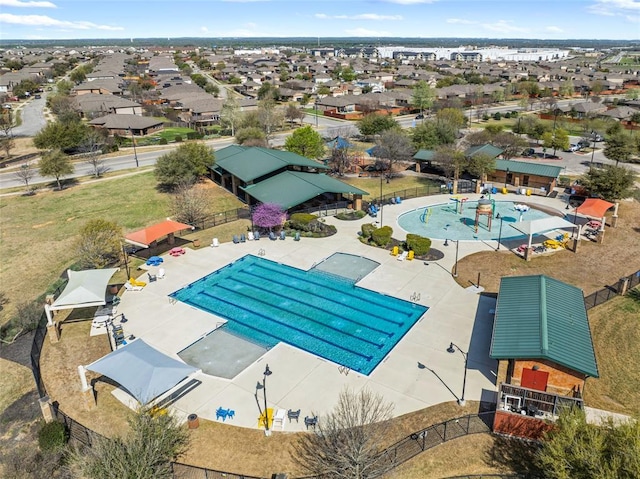 186 Sundown Ave, Buda, TX 78610 - bird's eye view of a pool