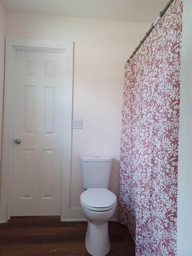 23393 Nameless Rd Unit 164, Leander, TX 78641 - bathroom featuring wood finished floors and toilet
