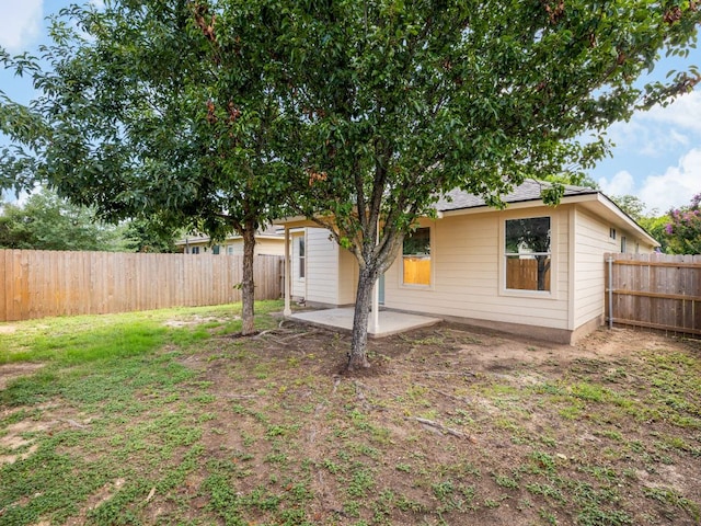 8425 Shallot Way, Austin, TX 78748 - fenced backyard featuring a patio area