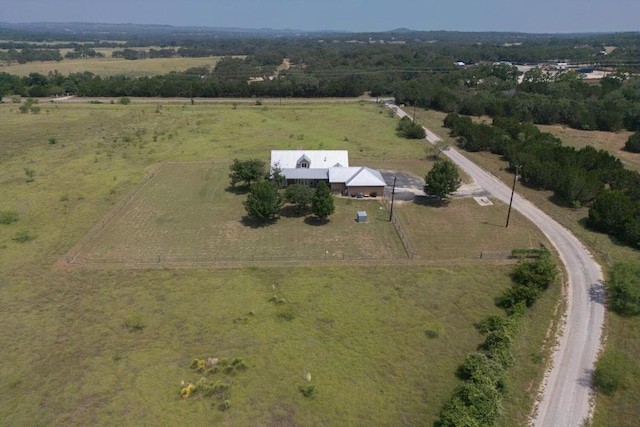 192 Indian Oaks Pass, Blanco, TX 78606 - aerial view of property and surrounding area with rural landscape