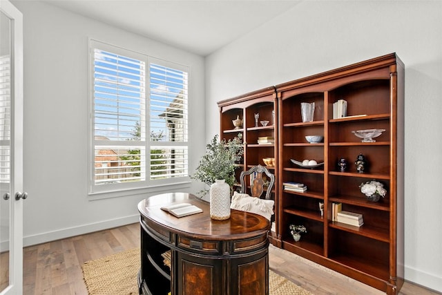 116 Egret Ln, Austin, TX 78737 - office space with plenty of natural light, light wood-style flooring, and baseboards