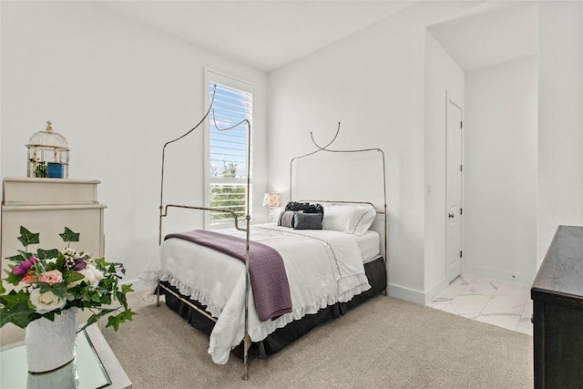 116 Egret Ln, Austin, TX 78737 - bedroom featuring baseboards and marble finish floors
