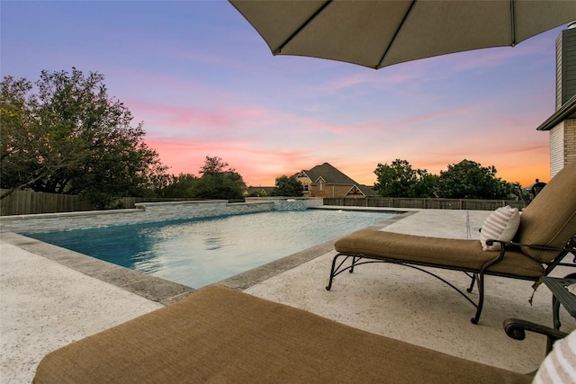 116 Egret Ln, Austin, TX 78737 - view of swimming pool featuring a fenced backyard and a patio