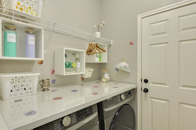 745 Bent Wood Pl, Round Rock, TX 78665 - laundry room with washer and clothes dryer