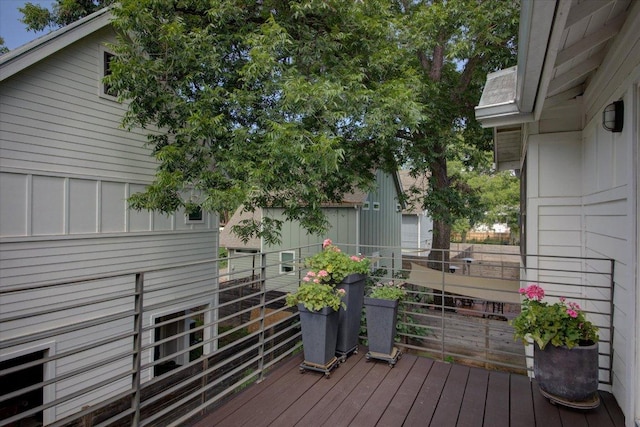 2504 Willow St Unit A, Austin, TX 78702 - view of wooden deck