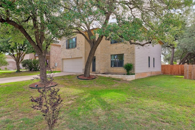 223 Woodlake Dr, Georgetown, TX 78633 - view of front facade featuring driveway and a garage